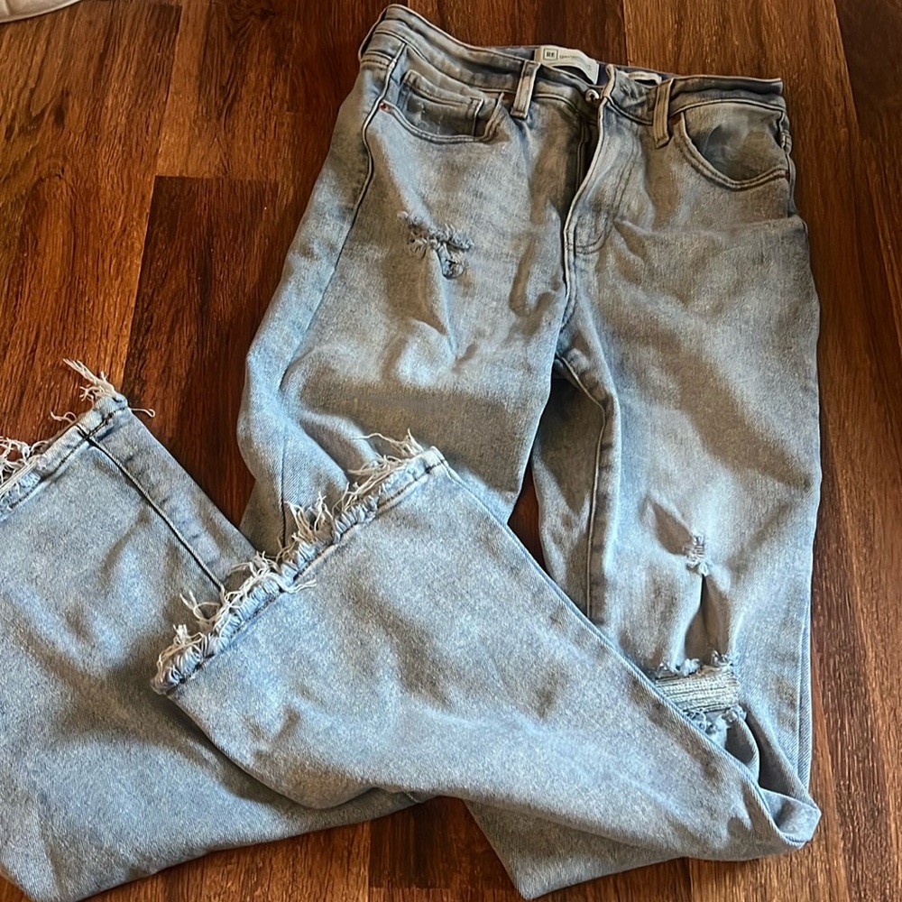 RE Flower Jeans